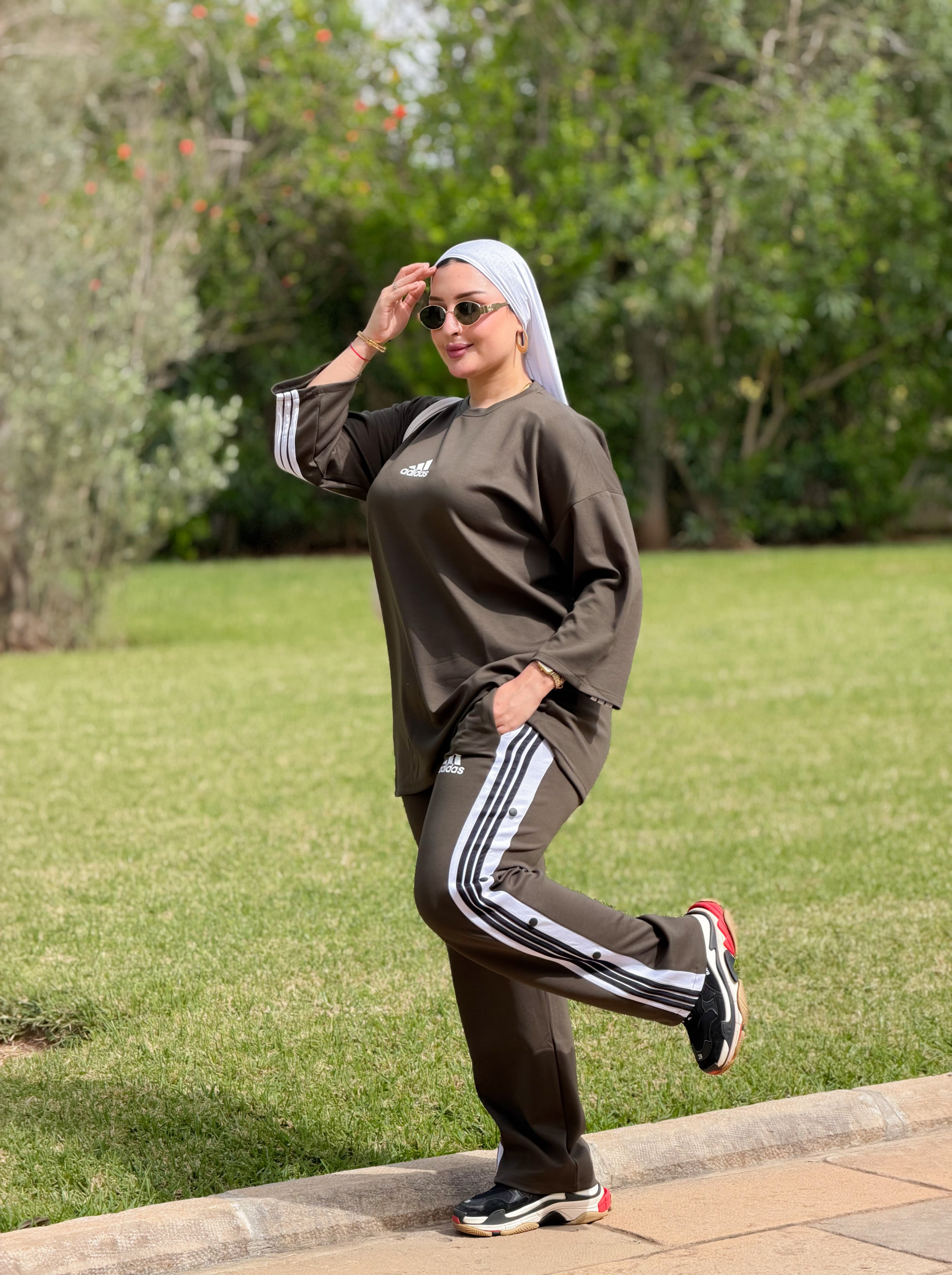 أوفر سايز طقم دنيم