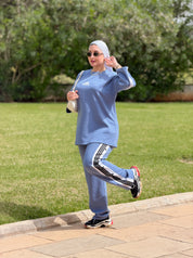 أوفر سايز طقم دنيم