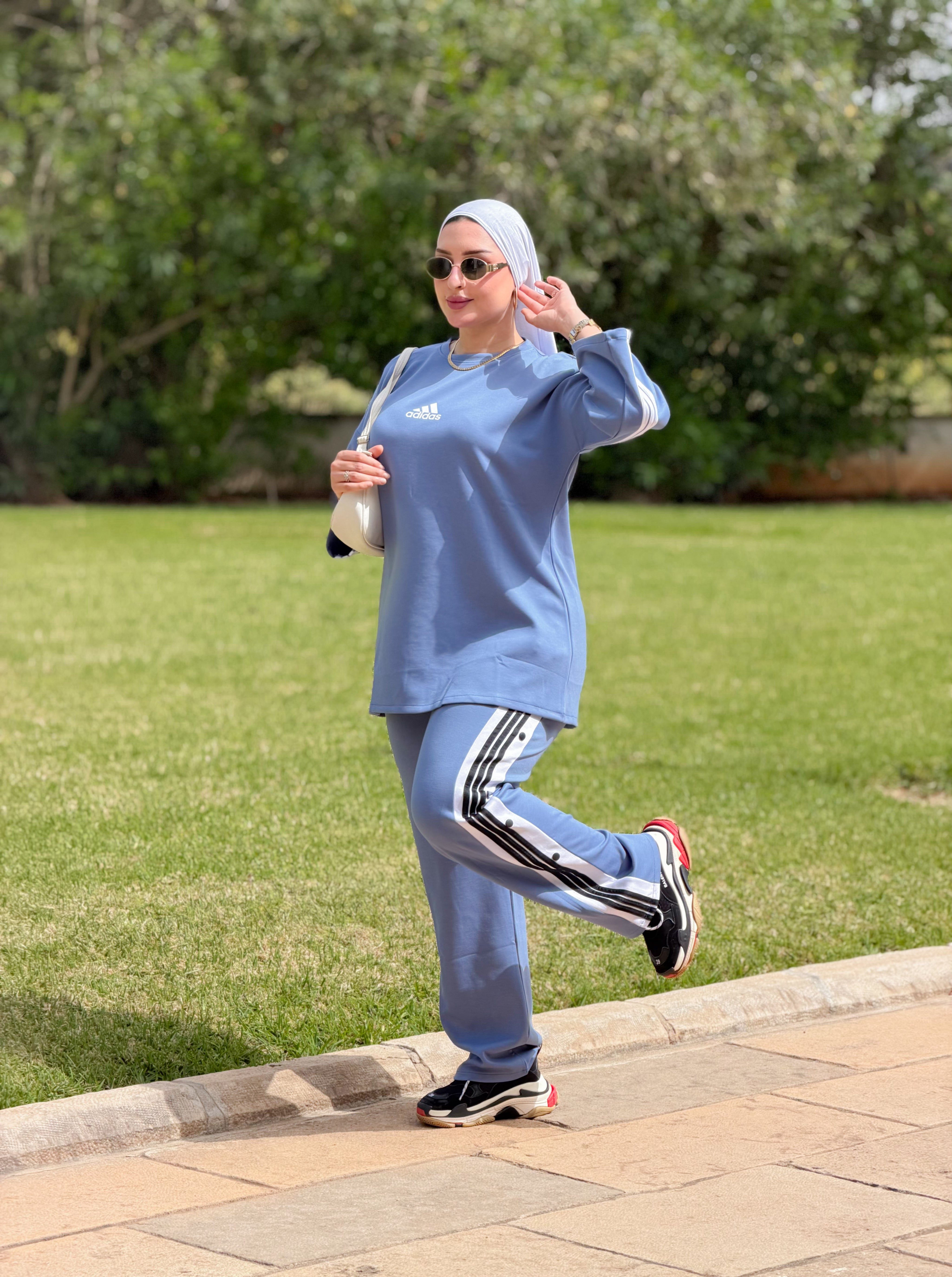 أوفر سايز طقم دنيم